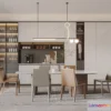 1154690 - MODERN INTERIOR 3D SCENES - DINING ROOM - 0027