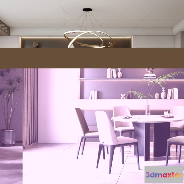 1154694 - MODERN INTERIOR 3D SCENES - DINING ROOM - 0029