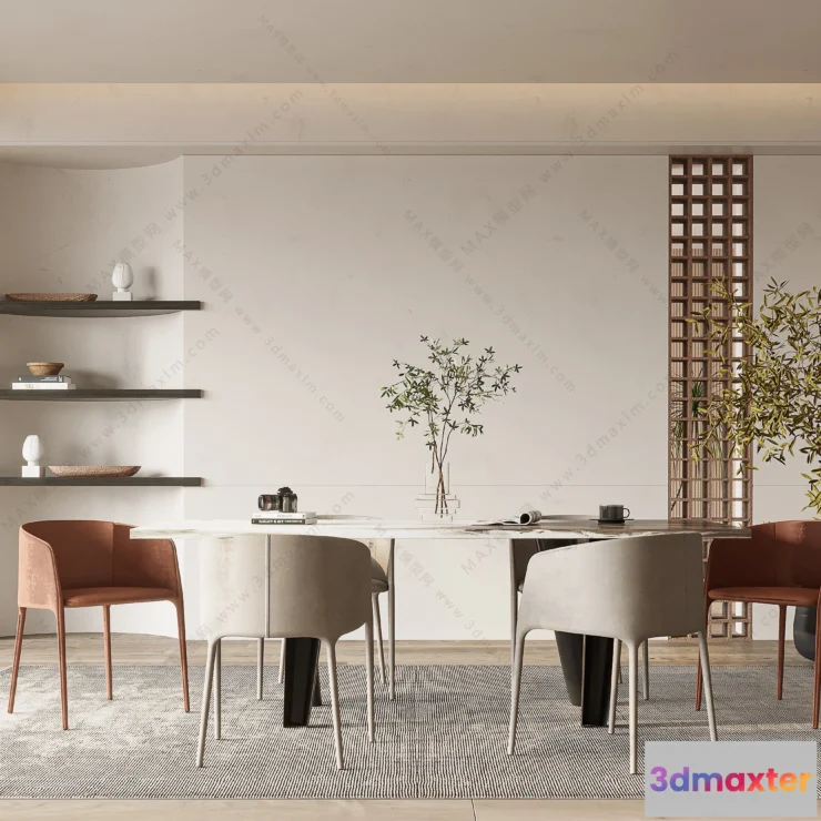 1154700 - MODERN INTERIOR 3D SCENES - DINING ROOM - 0032