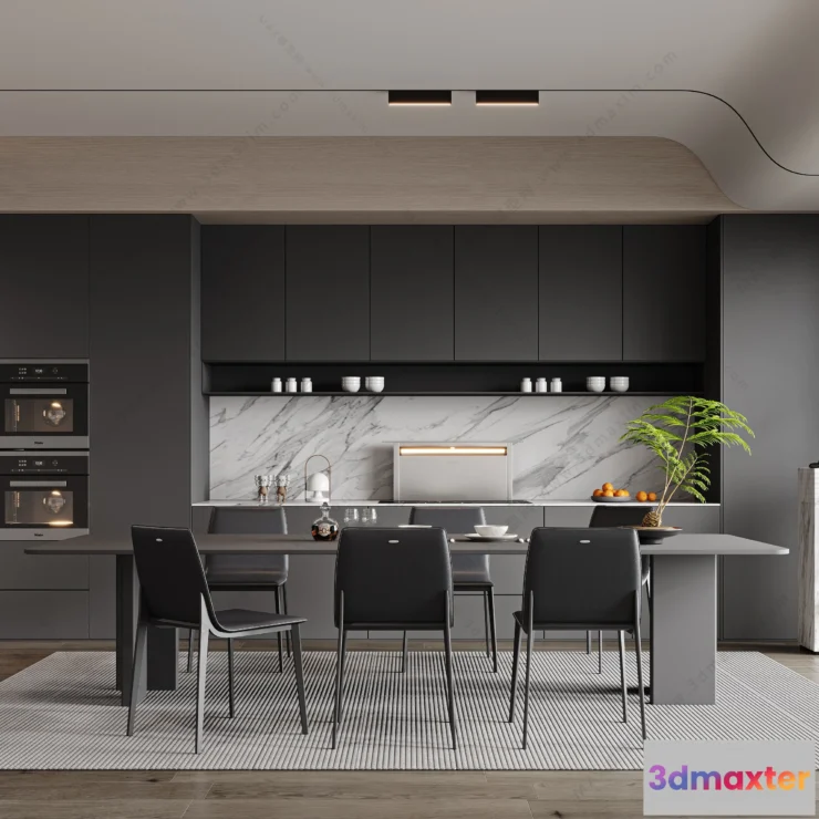 1154702 - MODERN INTERIOR 3D SCENES - DINING ROOM - 0033