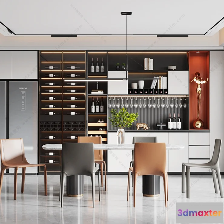 1154718 - MODERN INTERIOR 3D SCENES - DINING ROOM - 0041