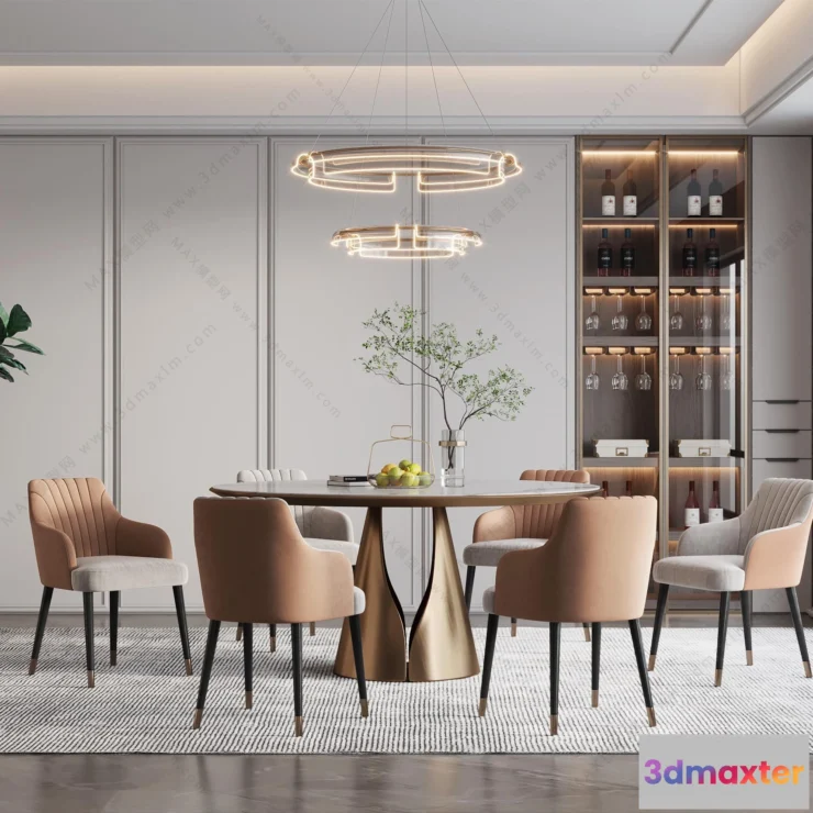 1154720 - MODERN INTERIOR 3D SCENES - DINING ROOM - 0042