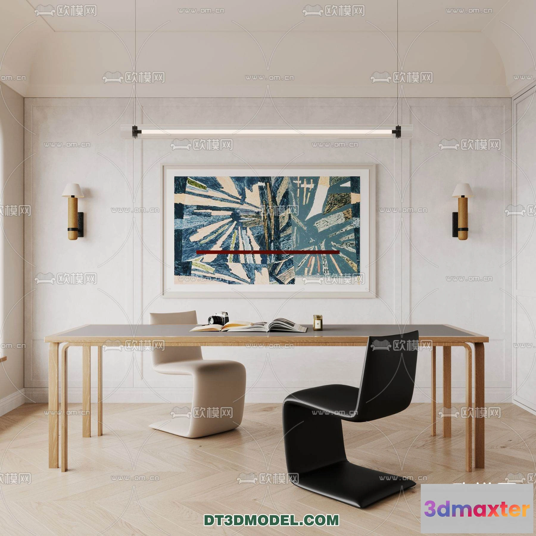 1160682 - WABI SABI STYLE 3D MODELS - DINING TABLE - 0049