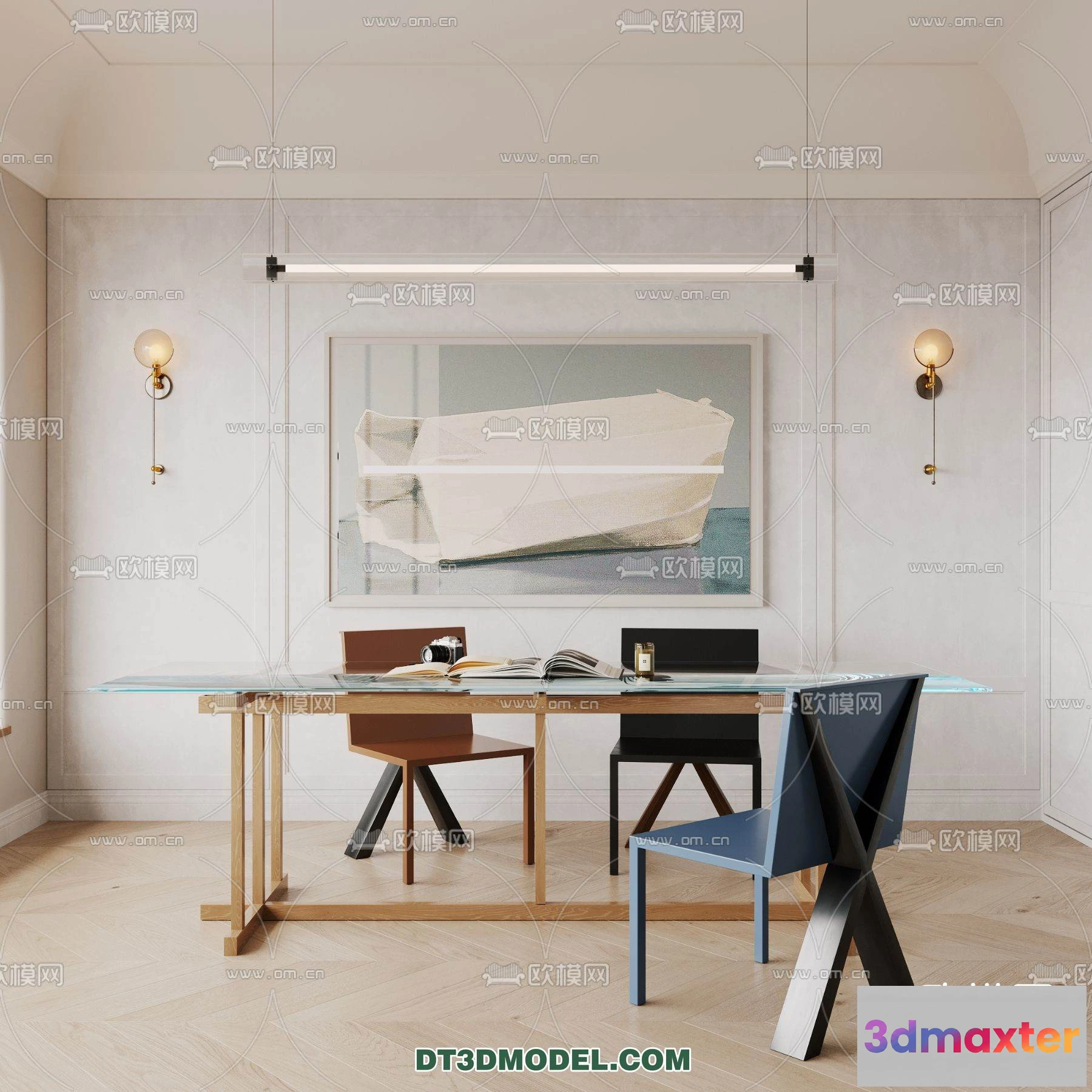 1160694 - WABI SABI STYLE 3D MODELS - DINING TABLE - 0055