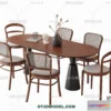 1160708 - WABI SABI STYLE 3D MODELS - DINING TABLE - 0062