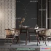 1160710 - WABI SABI STYLE 3D MODELS - DINING TABLE - 0063
