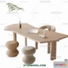 1160728 - WABI SABI STYLE 3D MODELS - DINING TABLE - 0072