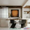 1160760 - WABI SABI STYLE 3D MODELS - DINING TABLE - 0088