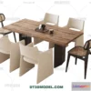 1160766 - WABI SABI STYLE 3D MODELS - DINING TABLE - 0091