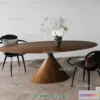 1160774 - WABI SABI STYLE 3D MODELS - DINING TABLE - 0095