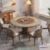 1160784 - WABI SABI STYLE 3D MODELS - DINING TABLE - 0100