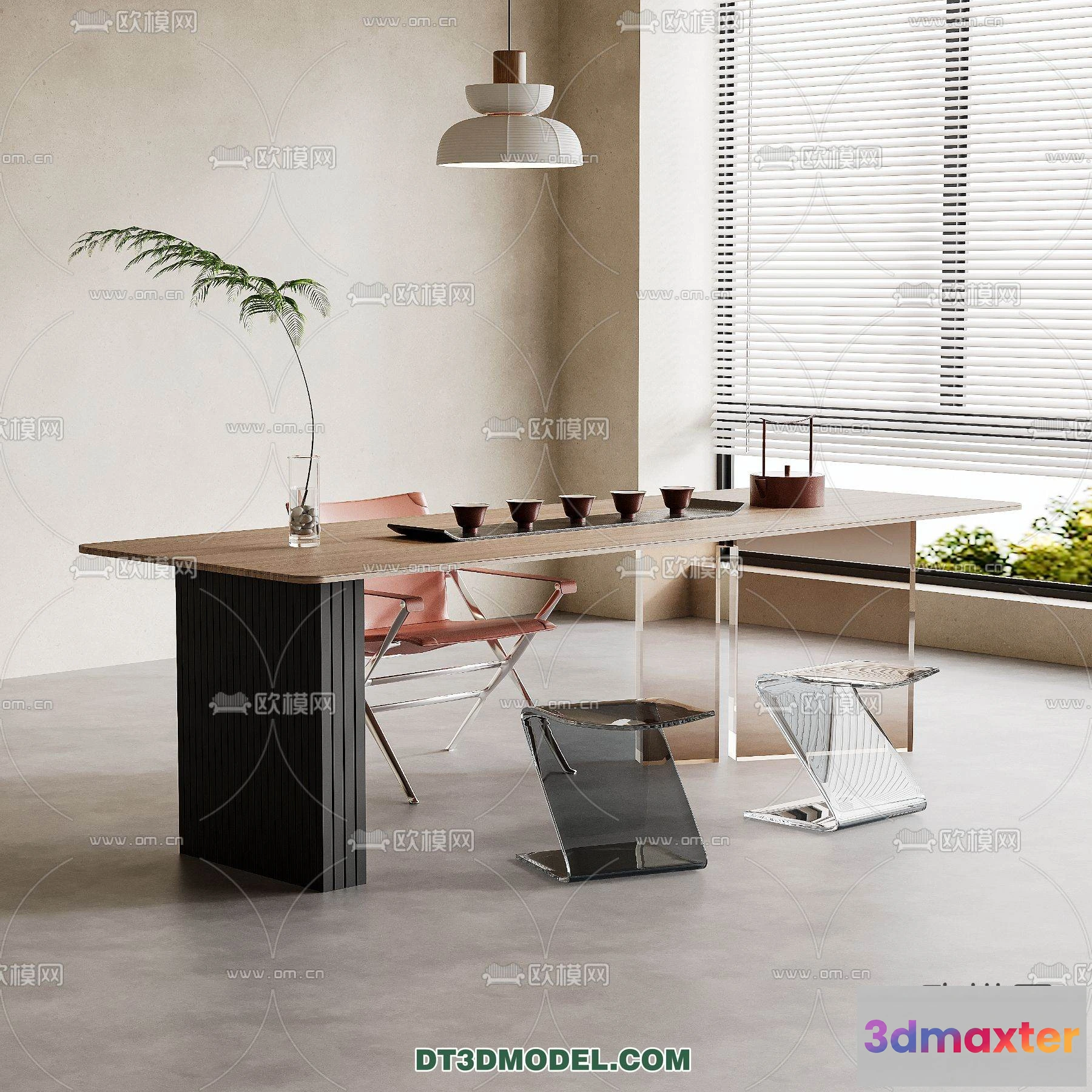 1160792 - WABI SABI STYLE 3D MODELS - DINING TABLE - 0104