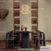 1160804 - WABI SABI STYLE 3D MODELS - DINING TABLE - 0110