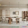 1160932 - WABI SABI STYLE 3D MODELS - DINING TABLE - 0174