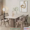 1160944 - WABI SABI STYLE 3D MODELS - DINING TABLE - 0180