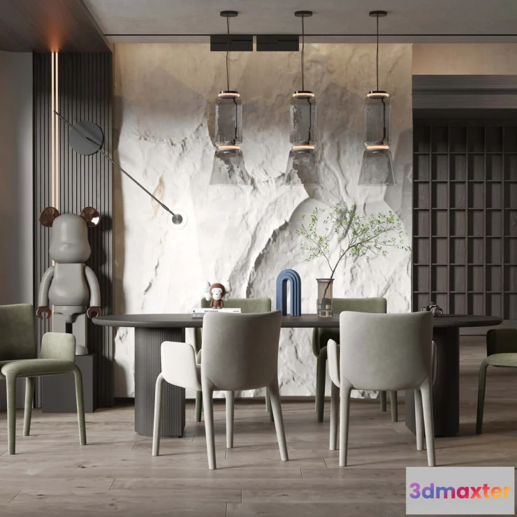 1164618 - DINING ROOM SETS - 3D SCENE - 222