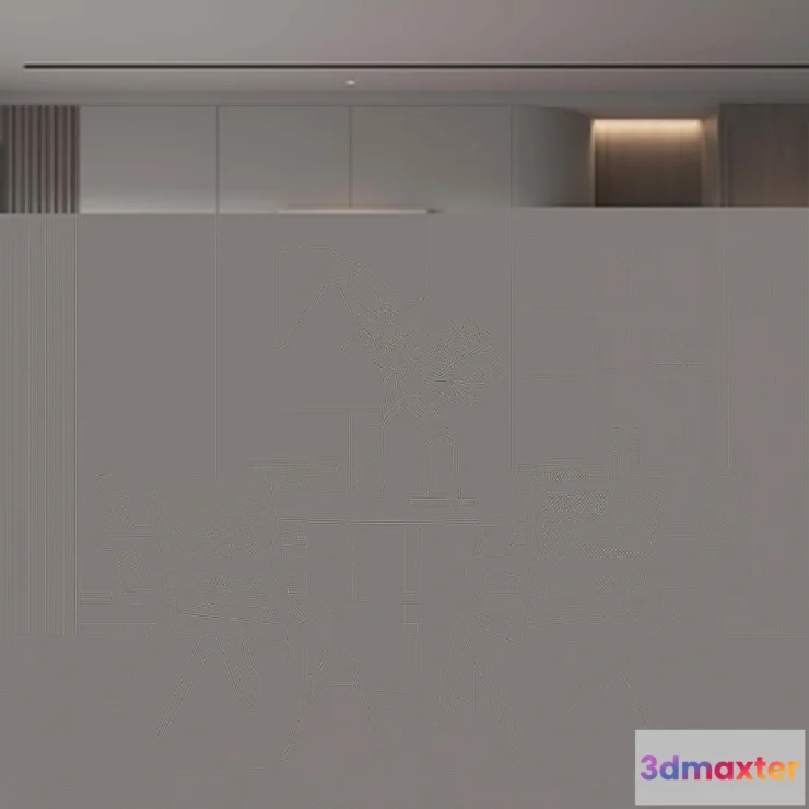 1164632 - DINING ROOM SETS - 3D SCENE - 229