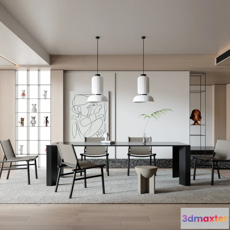 1164636 - DINING ROOM SETS - 3D SCENE - 231