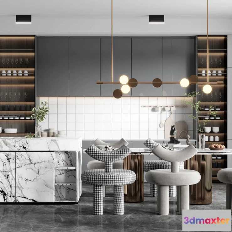 1164644 - DINING ROOM SETS - 3D SCENE - 235