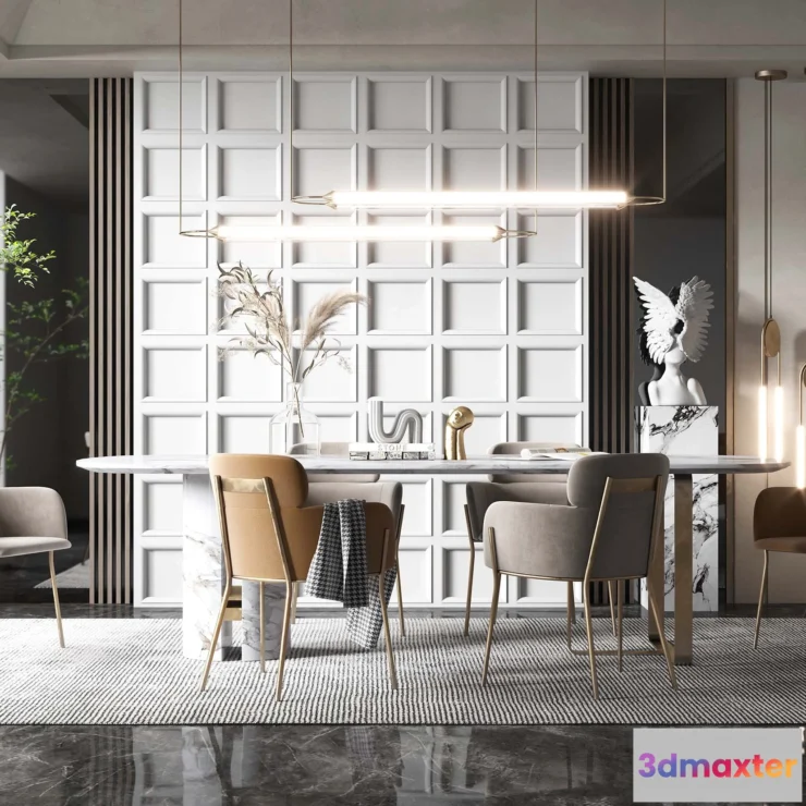 1164652 - DINING ROOM SETS - 3D SCENE - 239