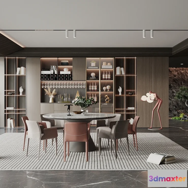 1164654 - DINING ROOM SETS - 3D SCENE - 240