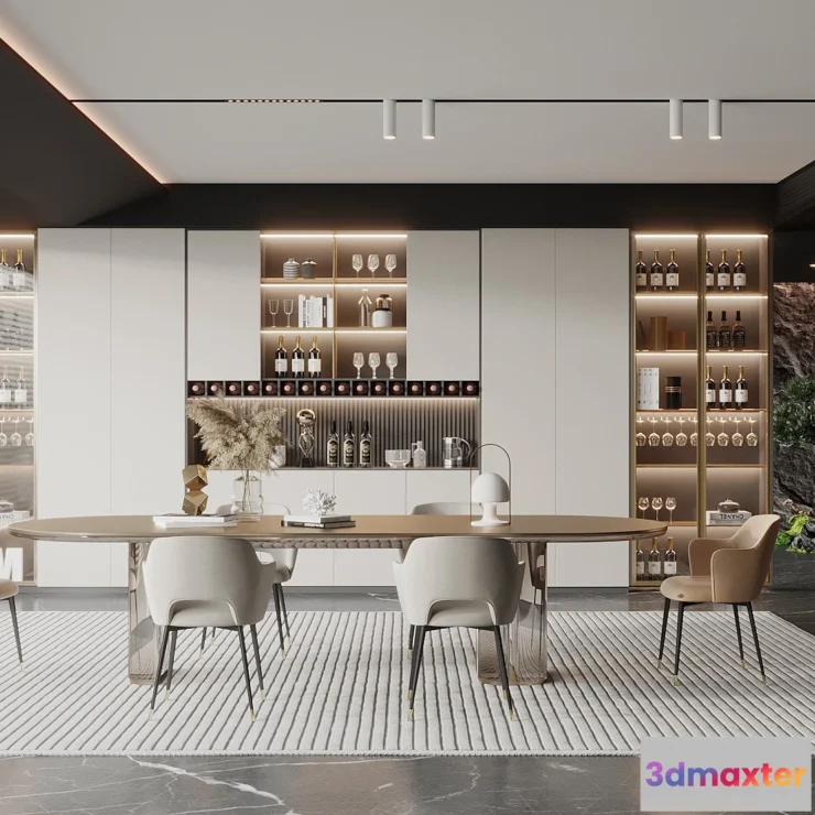 1164674 - DINING ROOM SETS - 3D SCENE - 250