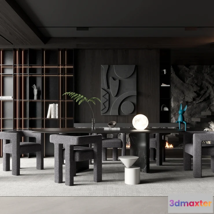 1164684 - DINING ROOM SETS - 3D SCENE - 255