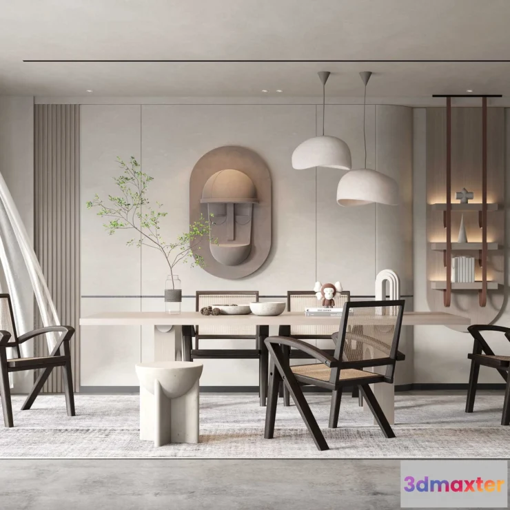 1223902 - DINING ROOM SETS - 3D SCENE - 204