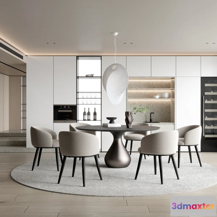 1223926 - DINING ROOM SETS - 3D SCENE - 216