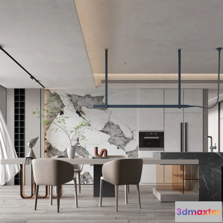 1223934 - DINING ROOM SETS - 3D SCENE - 220