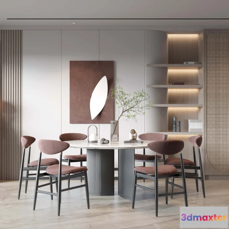 1223942 - DINING ROOM SETS - 3D SCENE - 224