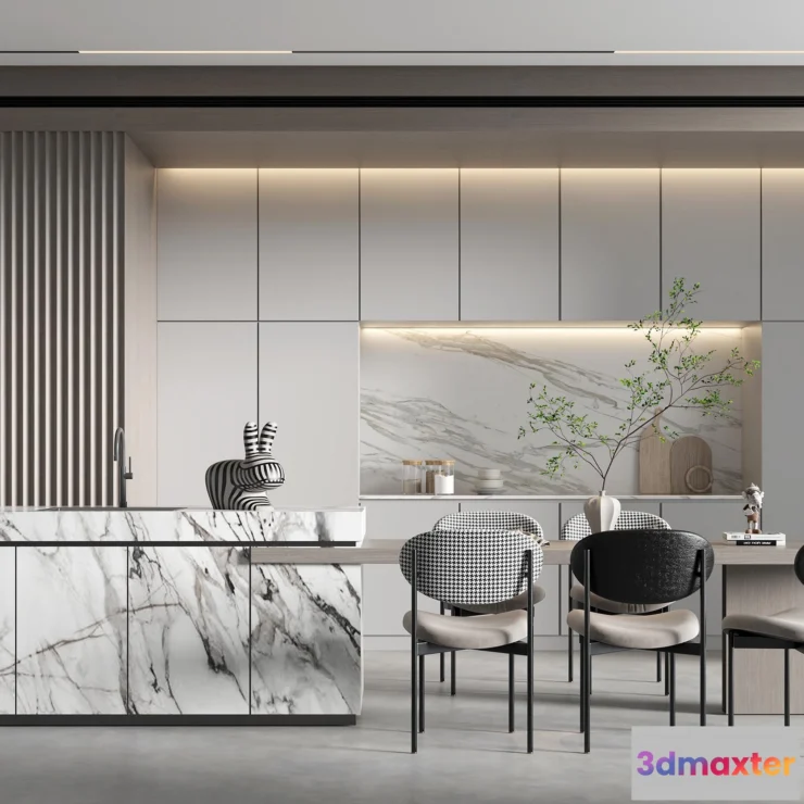 1223948 - DINING ROOM SETS - 3D SCENE - 227