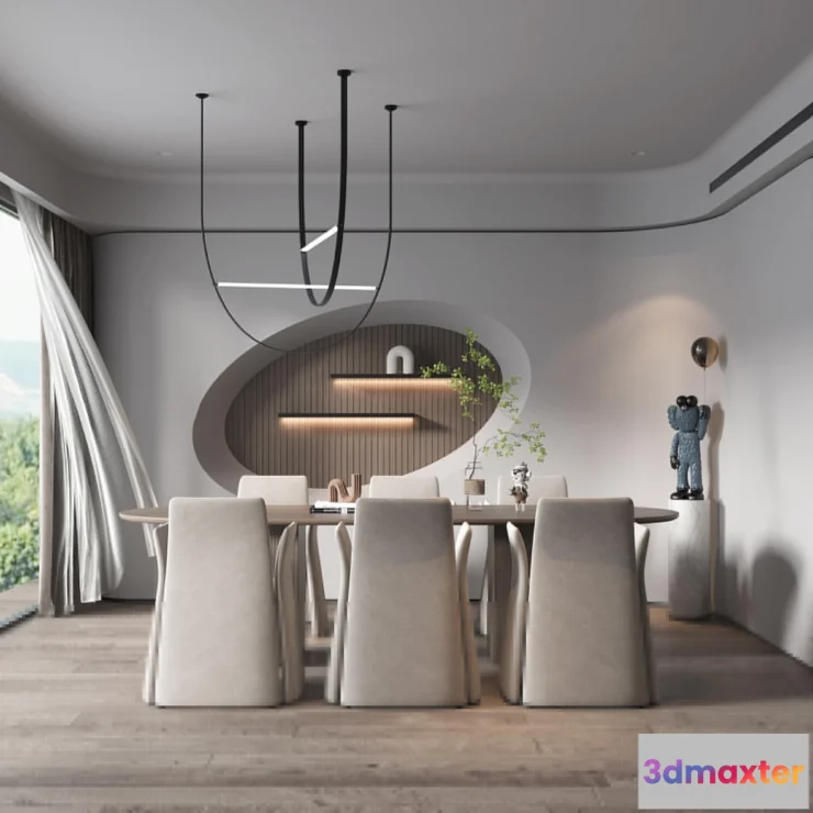 1223962 - DINING ROOM SETS - 3D SCENE - 234