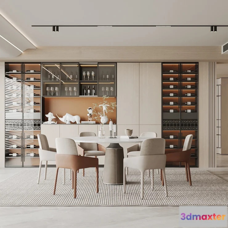 1223978 - DINING ROOM SETS - 3D SCENE - 242