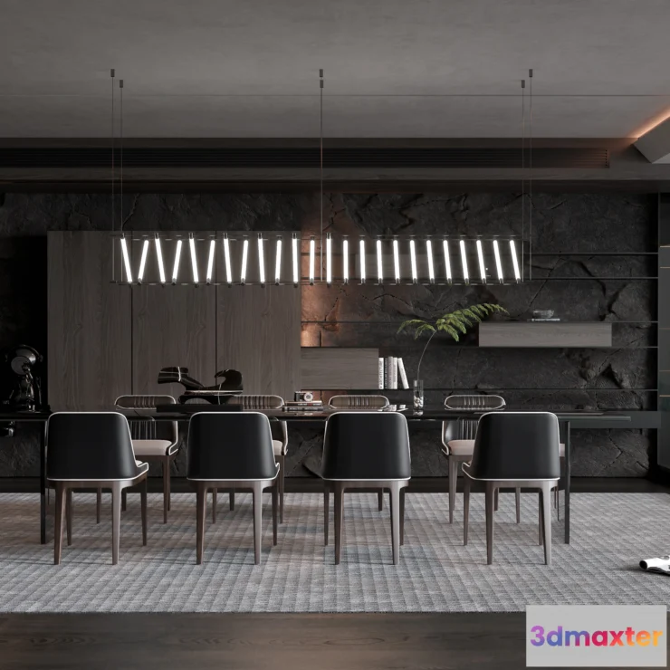 1224006 - DINING ROOM SETS - 3D SCENE - 256