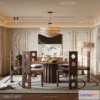 1240458 - DINING ROOM SETS - VRAY  CORONA - 3D MODEL - 1353