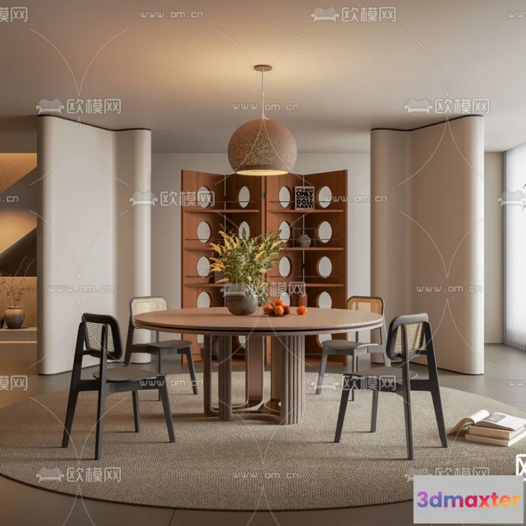 1240468 - DINING ROOM SETS - VRAY  CORONA - 3D MODEL - 1358