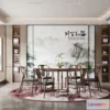 1240484 - DINING ROOM SETS - VRAY  CORONA - 3D MODEL - 1366