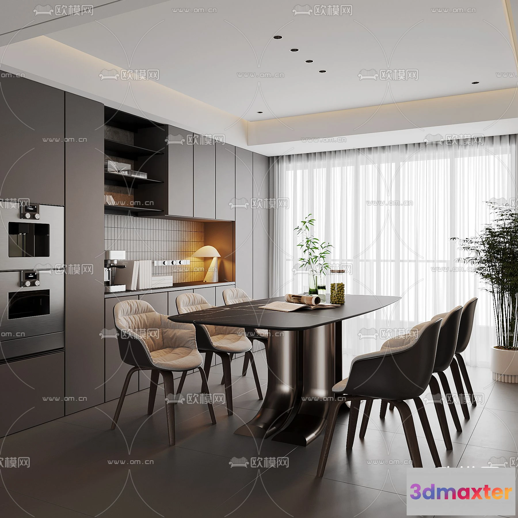 1240490 - DINING ROOM SETS - CORONA - 3D MODEL - 1369