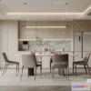 1240512 - DINING ROOM SETS - VRAY  CORONA - 3D MODEL - 1380