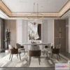 1240546 - DINING ROOM SETS - VRAY  CORONA - 3D MODEL - 1397