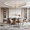 1240602 - DINING ROOM SETS - VRAY  CORONA - 3D MODEL - 1425