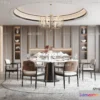 1240604 - DINING ROOM SETS - VRAY  CORONA - 3D MODEL - 1426