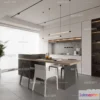 1240624 - DINING ROOM SETS - VRAY  CORONA - 3D MODEL - 1436