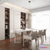 1240630 - DINING ROOM SETS - VRAY  CORONA - 3D MODEL - 1439