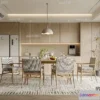1240644 - DINING ROOM SETS - VRAY  CORONA - 3D MODEL - 1446