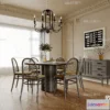 1240650 - DINING ROOM SETS - VRAY  CORONA - 3D MODEL - 1449