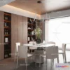 1240654 - DINING ROOM SETS - VRAY  CORONA - 3D MODEL - 1451