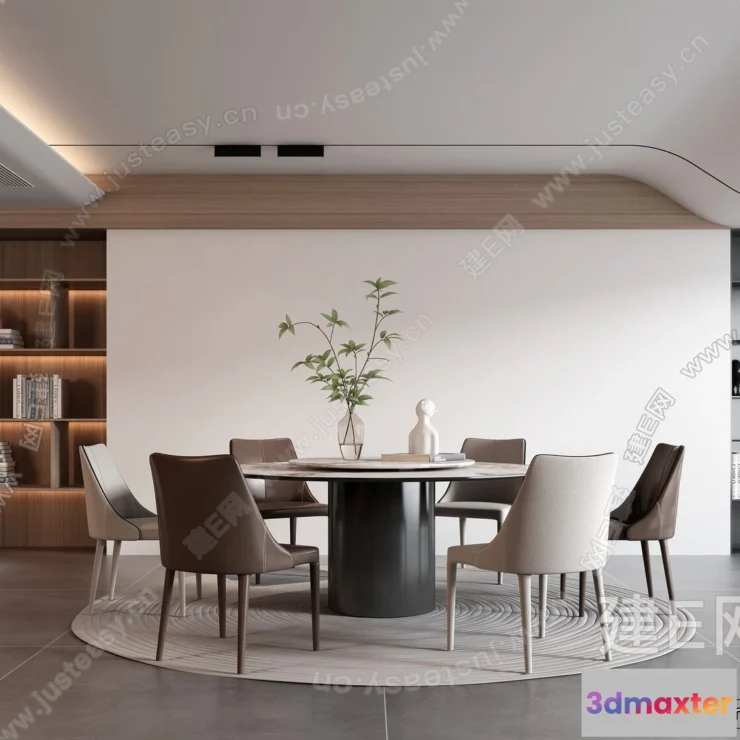 1358406 - Dining Room - 3D Models - 3D Interior Scenes - 138 3D Max