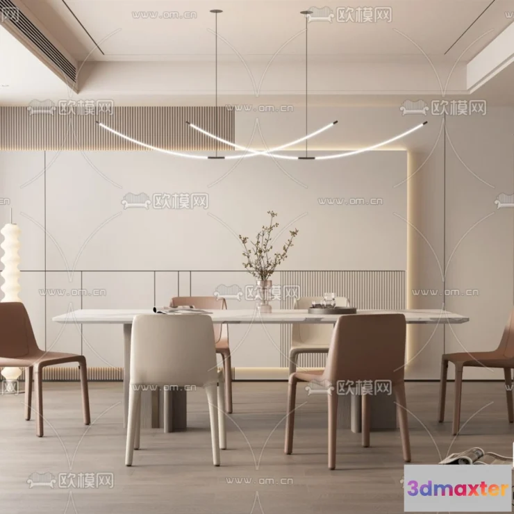 1358687 - Dining Room - 3D Models - 3D Interior Scenes - 142 3D Max